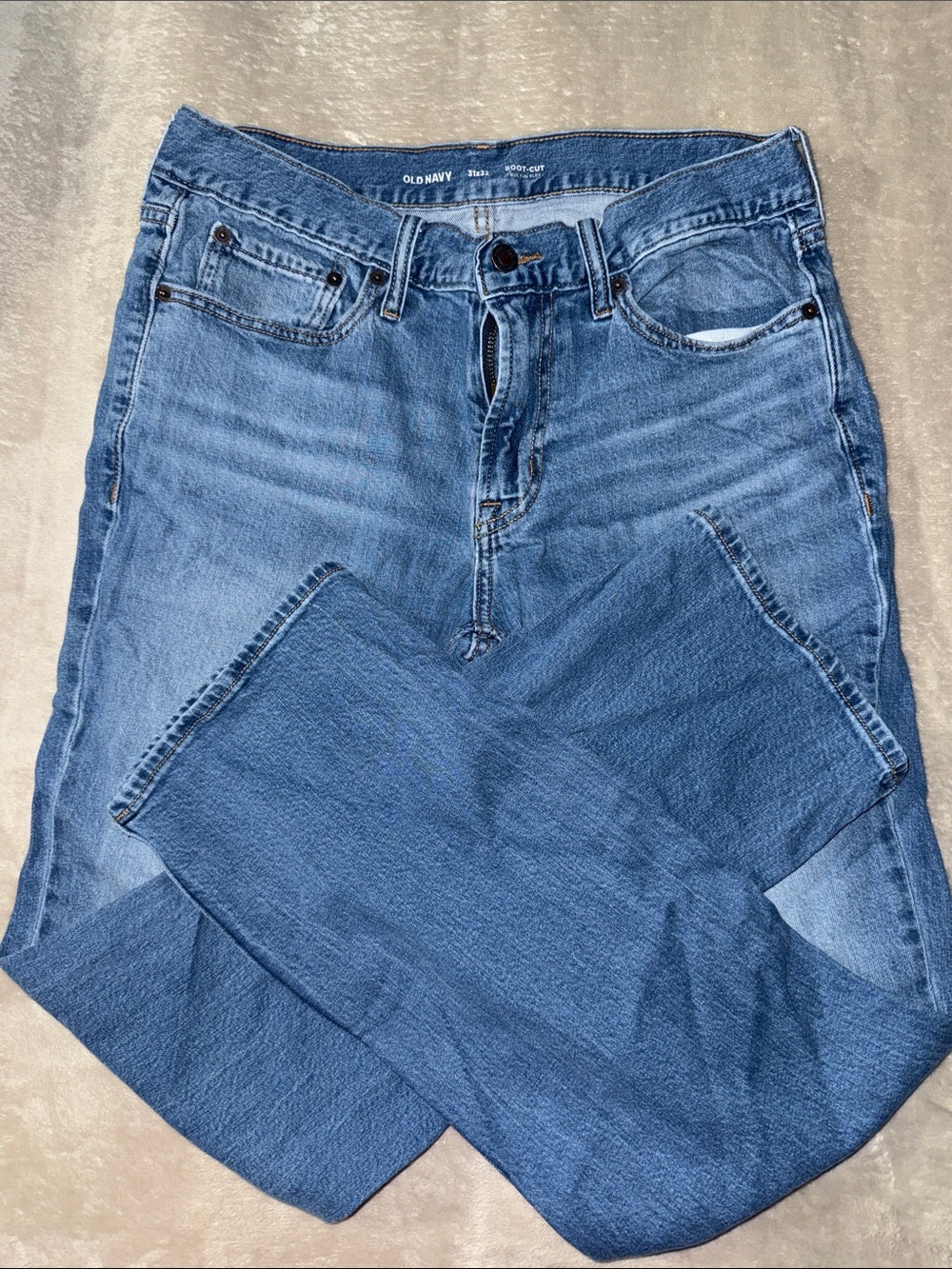 Old Navy Men’s Medium Blue Bootcut Jeans